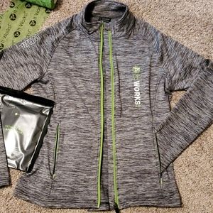 "It Works" 💚🖤 Jacket Size Med